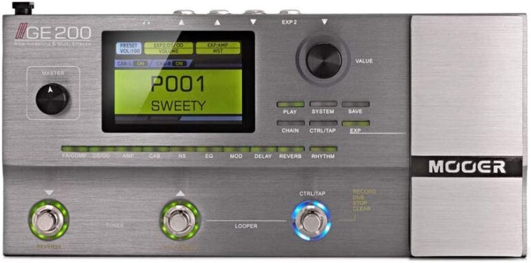 Pedaleras multiefectos para guitarra -Mooer GE200