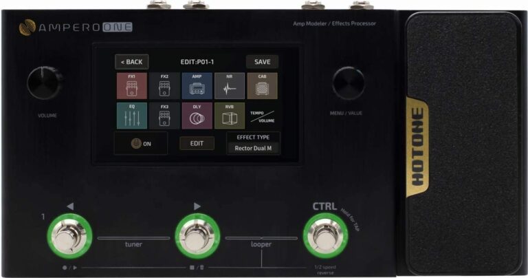 Pedaleras multiefectos para guitarra - Hotone Ampero Onen MP-80