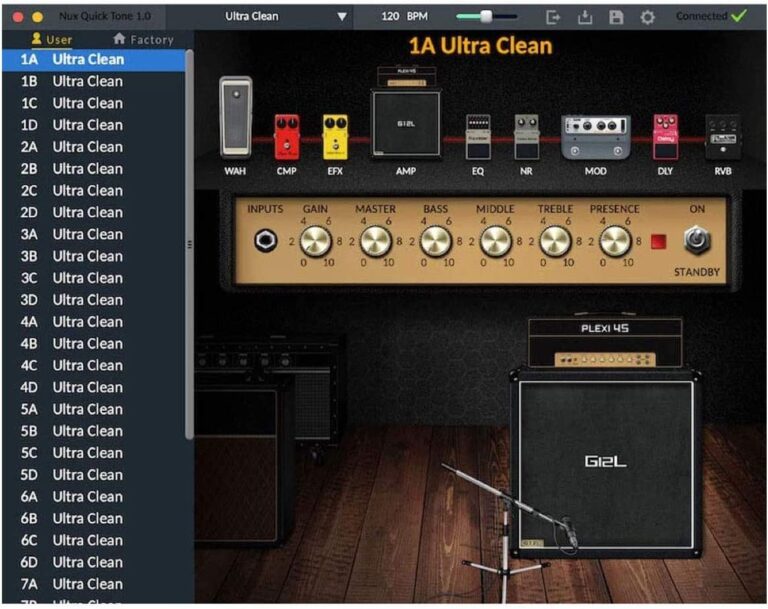 Pedaleras multiefectos para guitarra - Nux MG-300