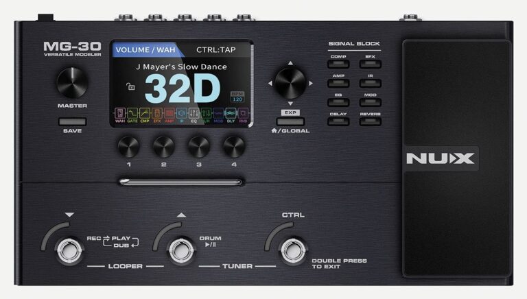 Pedaleras multiefectos para guitarra - Nux MG-30
